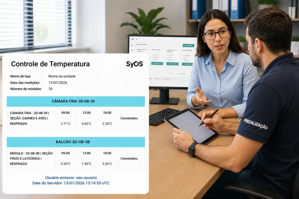 Evidências prontas para clientes, parceiros e auditorias