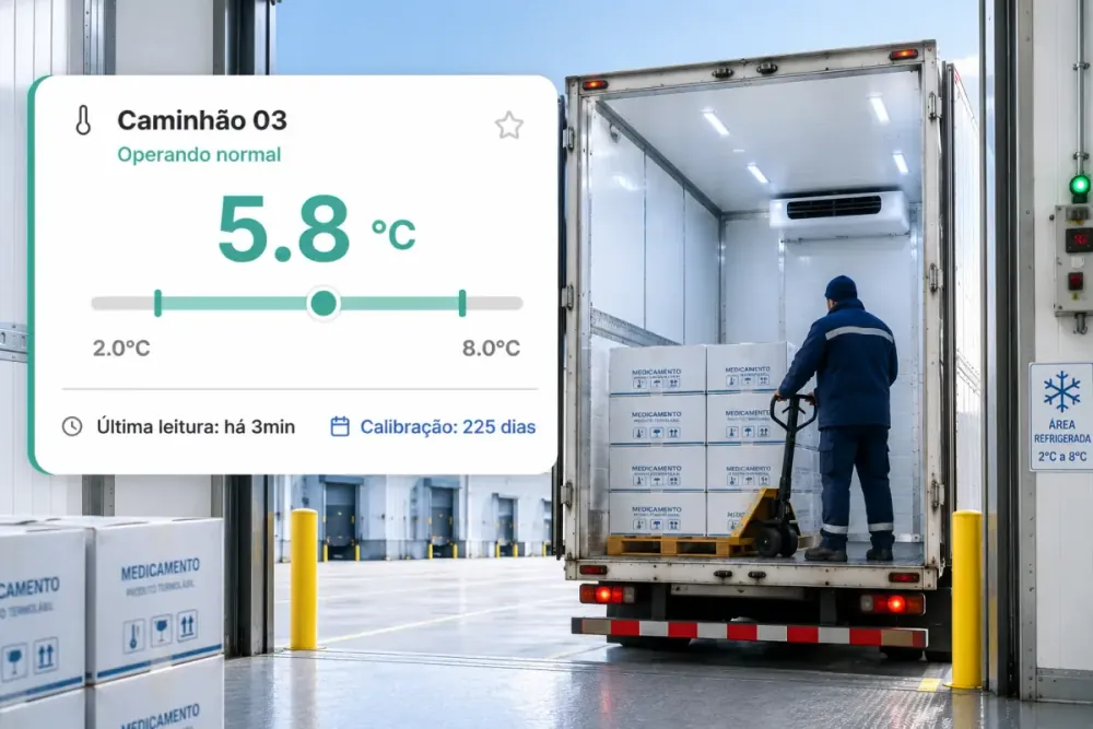 Monitore veículos em rota