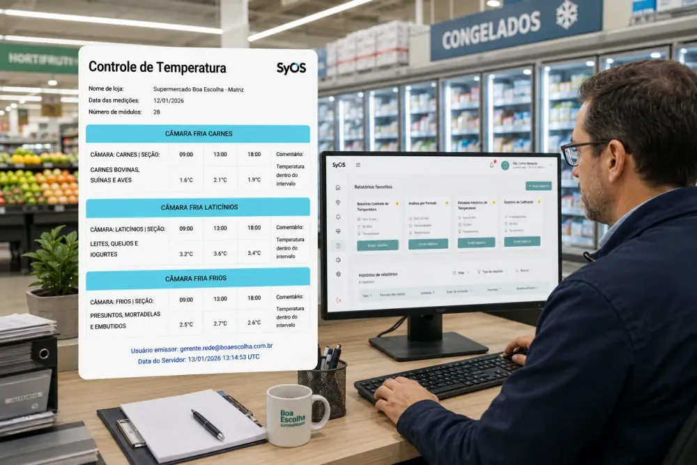 Relatórios para clientes, parceiros e vigilância sanitária